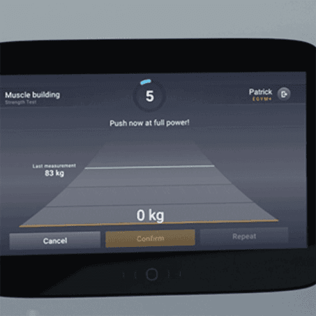 render of the setup screen for the smart equipment